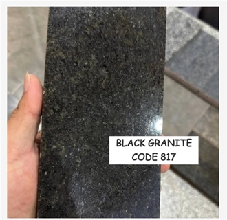 Cambodian Black Granite Tiles, Slabs