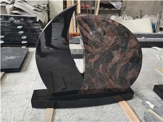Aurora Monument/Tombstone, Aurora Granite Custom Design