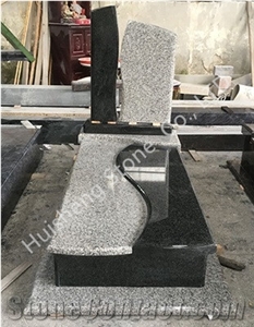 Dark Granite Tombstone/Monument/Gravestone/Headstone