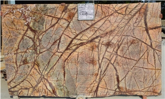 Rainforest Brown Marble Slab Marble Floor Tiles