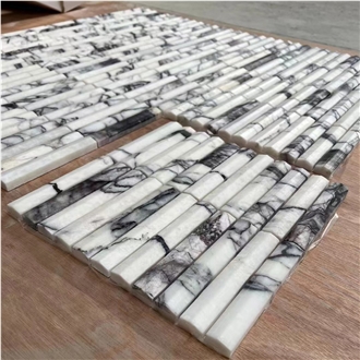 3D L Shaper Surface  Basalt   Wall Mosaic  For Decoration
