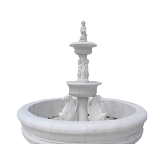 Cheap Antique Lion Statue Outdoor Marble Fountain