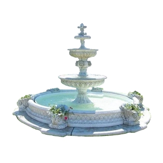 Cheap Garden Handcraft White Marble Sculptured Fountains