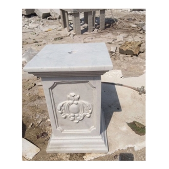 Customized Gazebo Project  Marble Pillars Decoration Roman Column