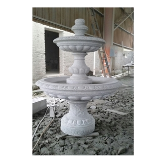 Decorative Hunan White Marble Water Landscaping Fountain