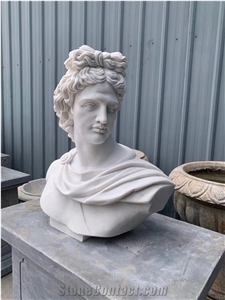 Famous  White Marble Figure  Apollo Bath Sculpture