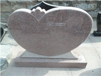 Granite Upright Single Standard Top Headstone Monument