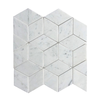 Oriental White 1X3 Marble Mosaic Tiles