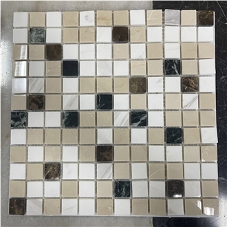 Wall Decor 30.5X30.5Cm Marble Bathroom Mosaic