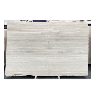 White Wood Vein Polished Marble Wall Slabs For Wall  Tiles