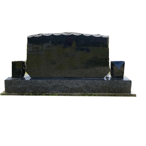 Wholesale Black Granite   Angel Heart  Tombstone