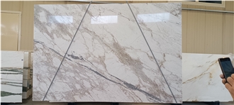 Cosmo White Marble Slabs 711