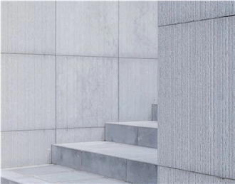 Exterior Stair Steps And Walls In Kilkenny Limestone