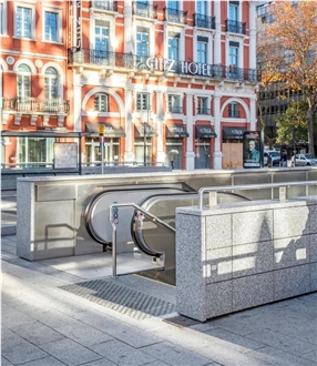 Tarn Gros Grain Granite Paving Project In Toulouse (FR)