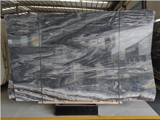 China Palissandro Blue Sand Marble Polished Big Slabs Tiles