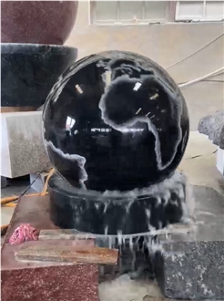 Black Granite Fountain Ball