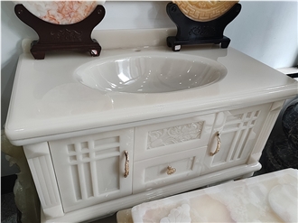 Artificial Marble Bathroom Vanity Sinks