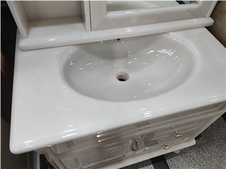 Artificial Marble Bathroom Vanity Sinks