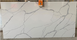 YUANDA Calacatta White Luxury Quartz Slabs