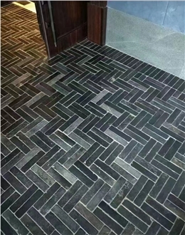 China Black Limestone Wall Tiles And Floor Tiles