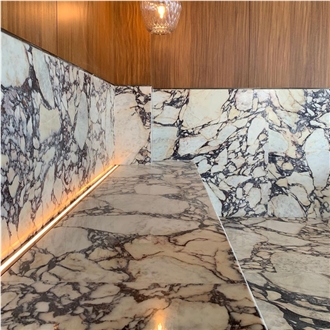 YUANDA Calacatta Viola Marble Slabs Natural Stone Tile