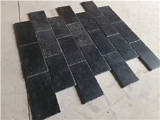 YUANDA China Black Limestone Slabs Polished Stone