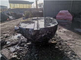 China Blackrock Granite Split Waterjet Garden Design Product