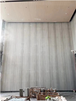 China Guizhou White Grain Marble Polished Wall Tiles