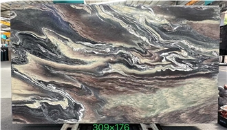 Italy Landscape Purple Marble Polished Marble Slabs