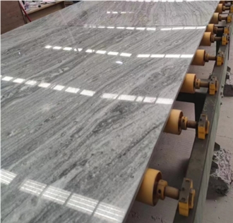 Brazil Silver Shadow Marble Slabs Polished Floor Wall