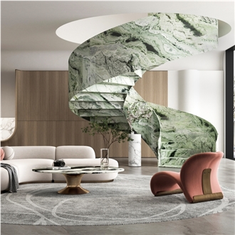 Green Jade Marble Stone Interior Furniture