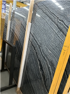 Black Wood Marble Tiles