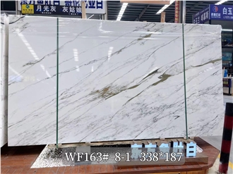 China Calacatta White Marble Slabs