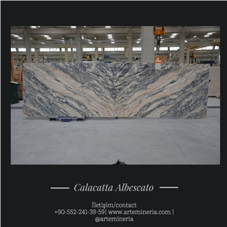 Calacatta Albescato Marble Slabs