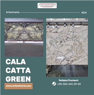 Calacatta Green Marble Tiles