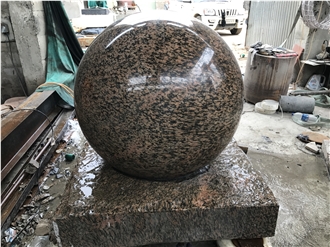 Granite Floating Sphere Fountain