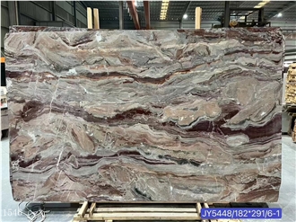 Arabescato Orobico Rosso Marble Tiles Italy Red Stone Slab