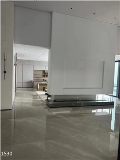 China Milano Light Grey Marble Tiles Project Floor Use