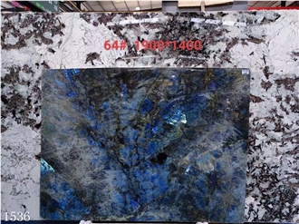 Emerald Blue Granite Slabs Azul Aurora Galactic  Stone Tile