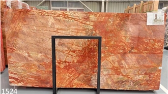 Ruby Red Marble Slabs Big Slab Interior Wall Floor Use