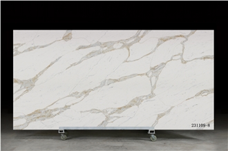 Natural Vein 5092 Ferrari Quartz Slabs