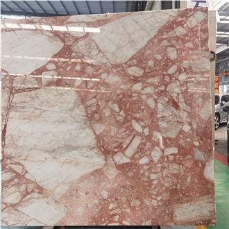 Best Quality Calacatta Pink Marble Slabs