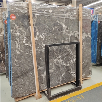 Goldtop Romantic Grey Natural Polished Surface Marble Slabs