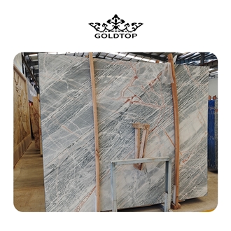 Luxury Space Grey Marble Slabs For Floor