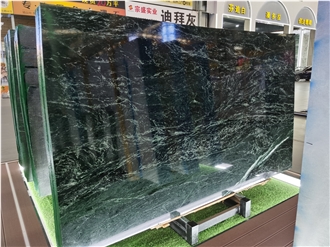 Prada Green Marble Slabs For Interior And Exterior Design