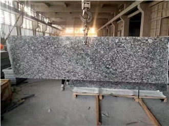 Spray White Granite Slabs For Interior And Exterior Design