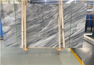 Florence Grey Nuvolato Grey Marble Slabs POLISHED
