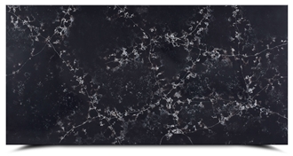 Black Quartz White Veining Quartz Slabs AQ8643