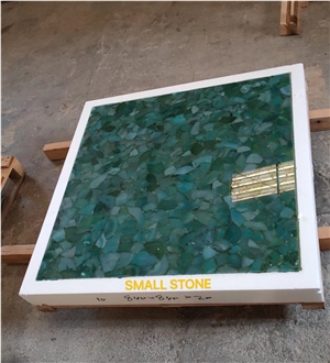 Green Agate Semiprecious Stone Tiles