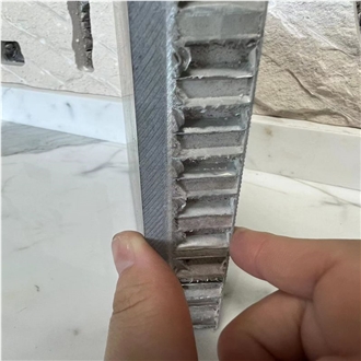 Bulgaria Grey Marble Sintered Stone Laminated Honeycomb Panels